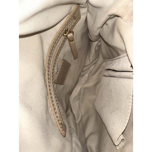 Tous Kaos logo icon crossbody leather canvas bag 9''x9''x3'' - Picture 14 of 15